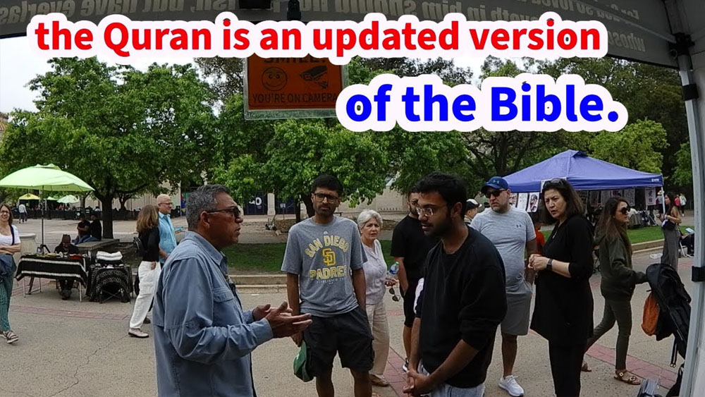 the Quran is an updated version of the Bible/BALBOA PARK